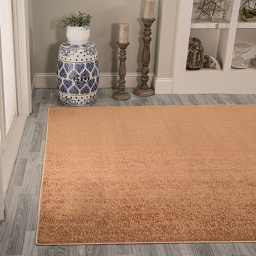 Twyla Classic Solid Low-Pile Machine-Washable Area Rug